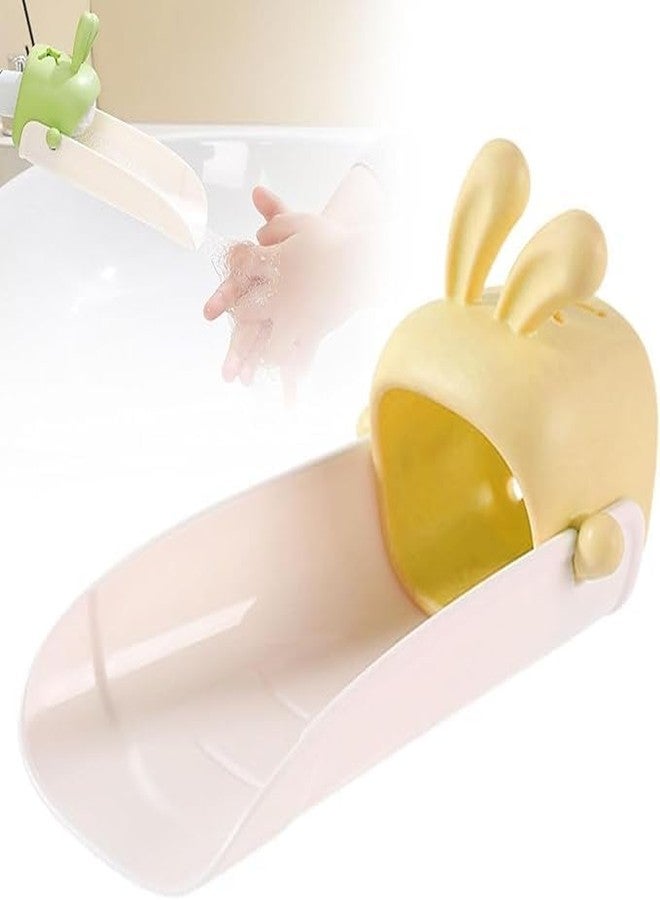 SHOPECOM Faucet Guide Extender | Water Sink Silicone Faucet Extender for Kids | Sink Spout Wash Helper for Hand Washing Face Cleaning for Washroom, Bathtub, Nursery (1 pcs) - Image 2